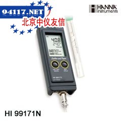 HI99171便携式防水型pH/℃测定仪【皮革/ 纸张】